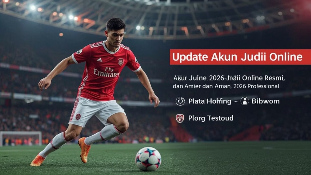 Update Akun Judi Bola Online Resmi dan Aman 2026