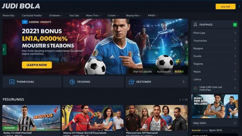 Situs Judi Bola dengan Bonus New Member Terbesar